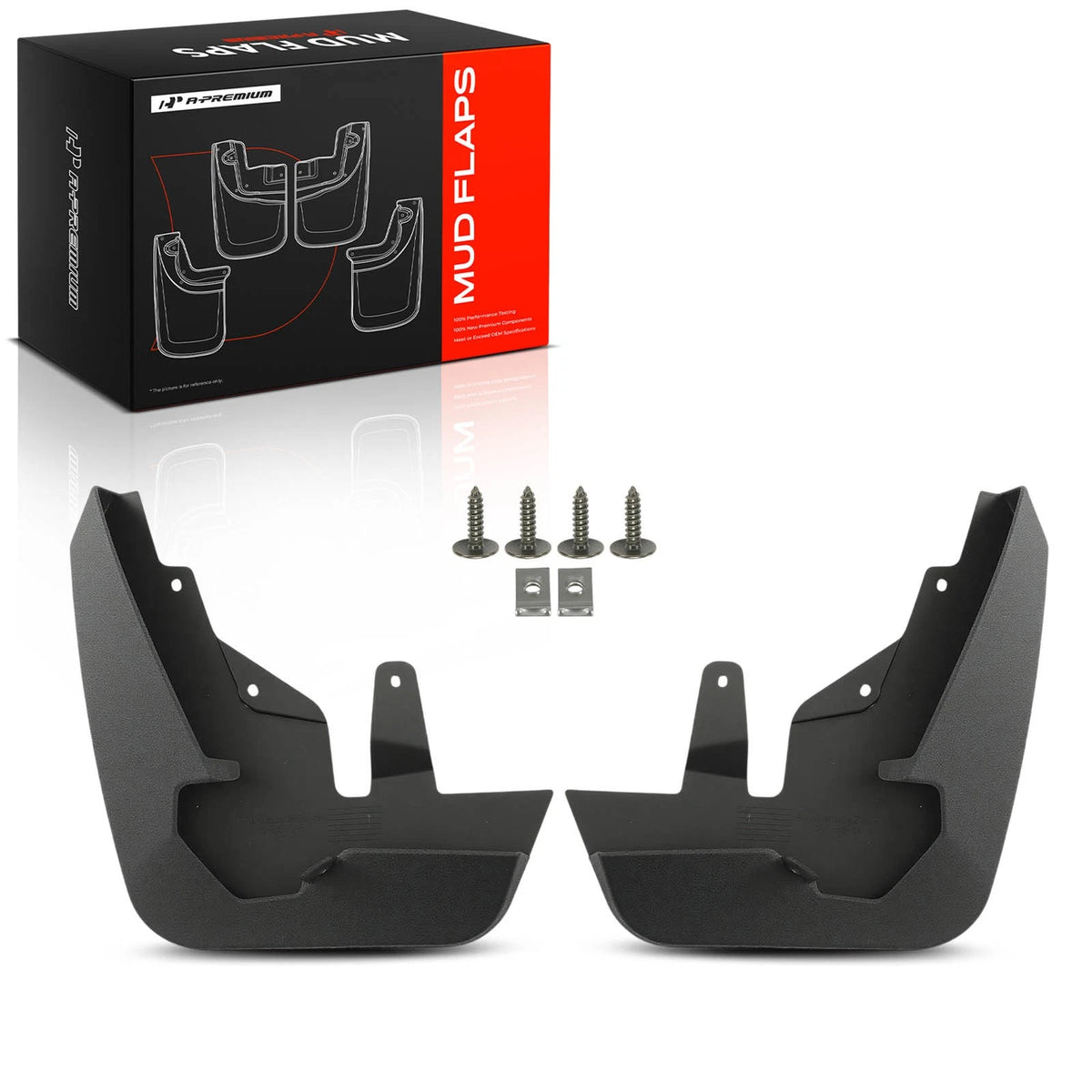 2X Front Mud Flaps Splash Guards for Chevy Suburban Tahoe (2021–2023)