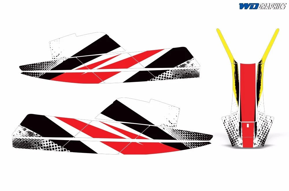 Graphic Decals Stickers for Yamaha Superjet Jet Ski (Square Nose RS NL)