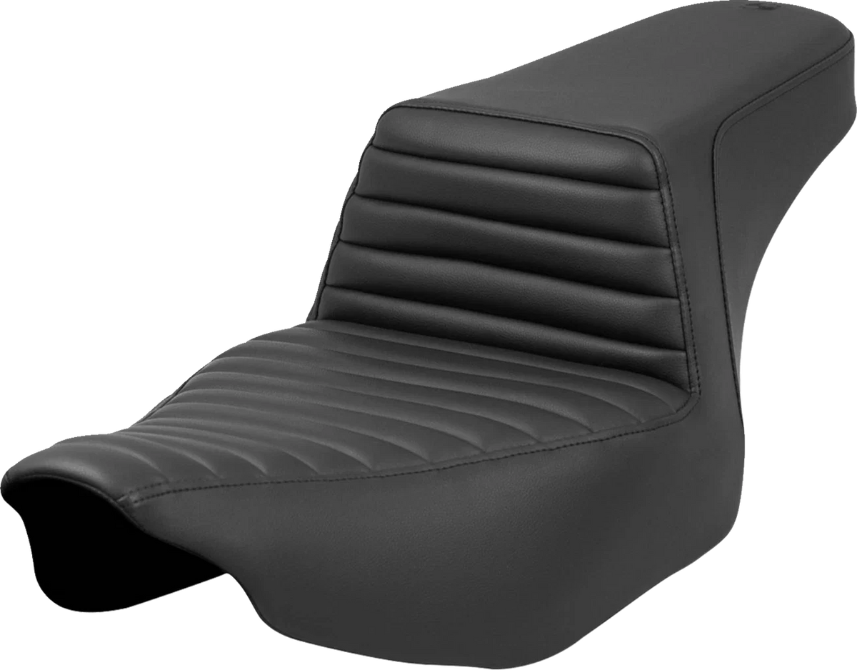 SADDLEMEN Step-Up Seat for FL (2023–2024) - Tuck-n'-Roll - Black - Extended Reach