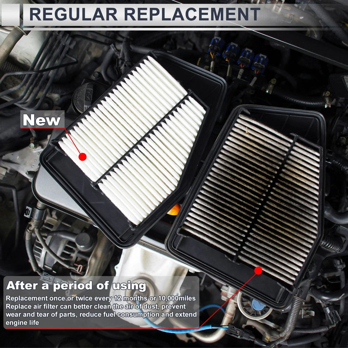 Engine Air Filter No. 16546ED000 for Nissan Cube (2009–2014)