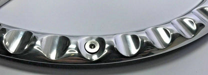 Steering Wheel Horn Bowtie Polished Dark Wood for 1960–1969 Chevy Pickup