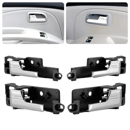 4pc Inner Door Handle Set for 2006–2012 Ford Fusion (Front Left/Right)