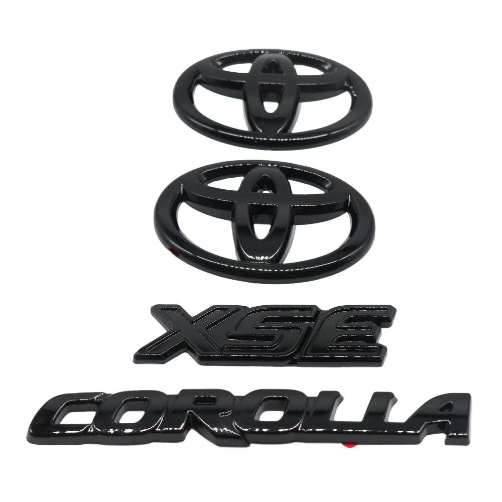 Overlay Emblem for Corolla XSE (2020–2025) PT948-02202-02 Gloss Black