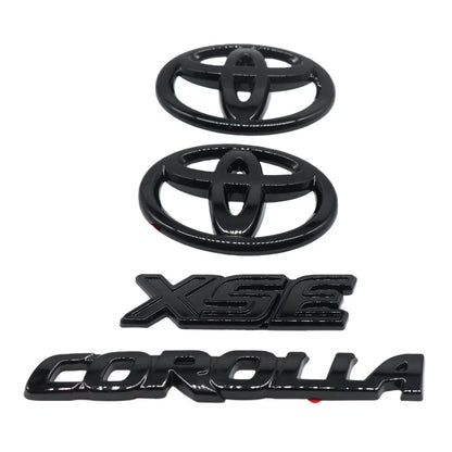 Overlay Emblem for Corolla XSE (2020–2025) PT948-02202-02 Gloss Black