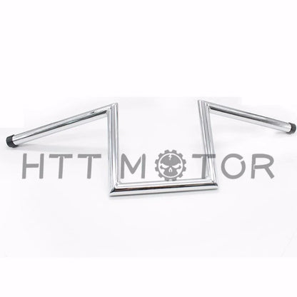 8" Rise 4" Pullback Ape-Hanger Z-Bars for Harley XL Sportster Dyna
