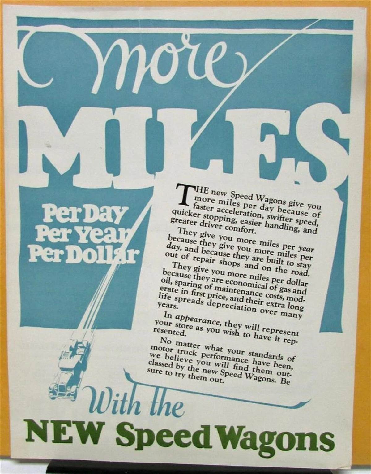 Sales Brochure for REO Speed Wagon Truck (1927)