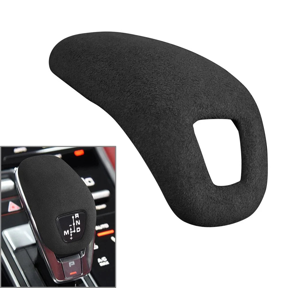 Suede Gear Shift Knob Cover Trim for Porsche Panamera (2017–2025)
