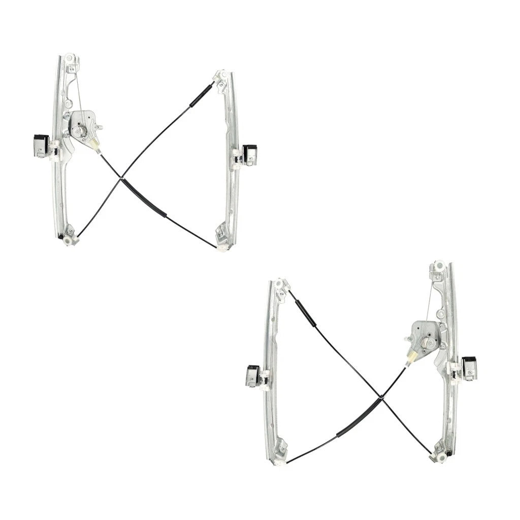 Set of 2 Window Regulators for Chevy Silverado 1500/2500/3500 (2007–2014) - LLX-PAIR-GM1350182-CL360A71, GM1350182, GM1351182