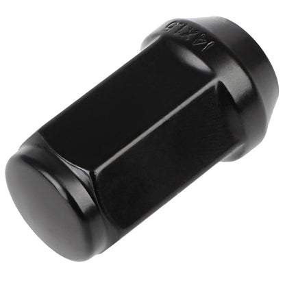 Set of 24 Bulge Acorn Lug Nuts 14x1.5 Black for Chevy Camaro Impala Tahoe