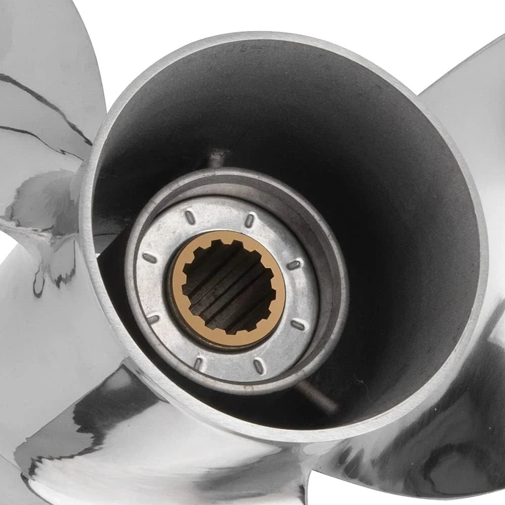 11 1/8 x 14 Stainless Steel Boat Propeller for Yamaha Outboard (40-60 HP)