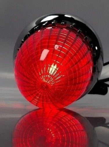 Set of 4 Tail Light Assemblies Style Flush Mount for 1959 Cadillac (Red)