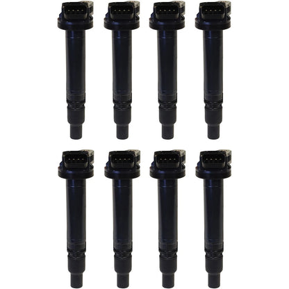 Set of 8 Ignition Coils for Toyota Tundra Avalon Sienna (2005–2009)