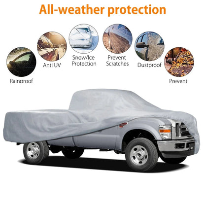 Universal Pickup Truck Full Cover All Weather Protection UV Resistant