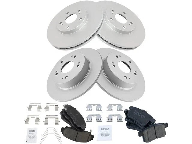 Brake Pad and Rotor Kit for Acura TSX (2011–2014) 24299XKHD