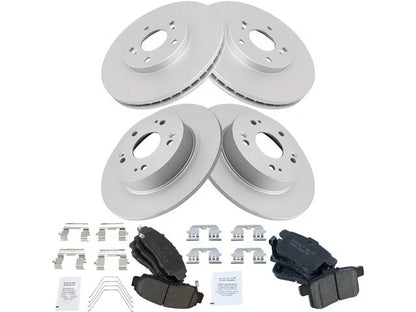 Brake Pad and Rotor Kit for Acura TSX (2011–2014) 24299XKHD
