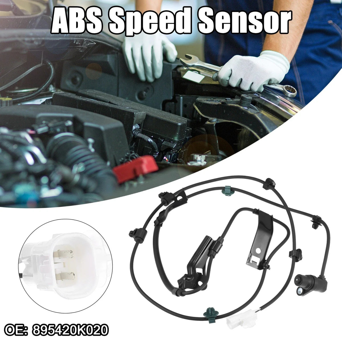 ABS Wheel Speed Sensor for Toyota Hilux Vigo (2005–2015) No. 895420K020