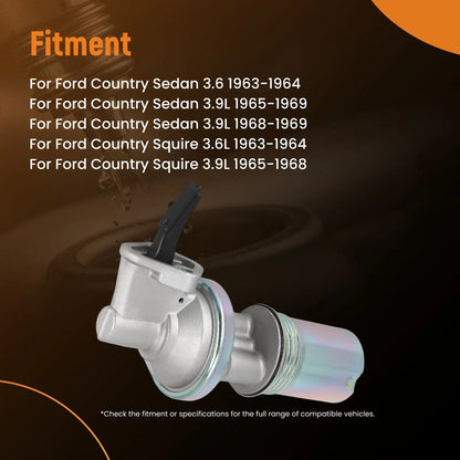 Mechanical Fuel Pump for Ford Custom 500 LTD Galaxie 500 (1965–1968)