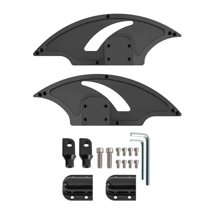 Set of 2 Rear Passenger Foot Pegs for Motorcycle (8YJZB5)
