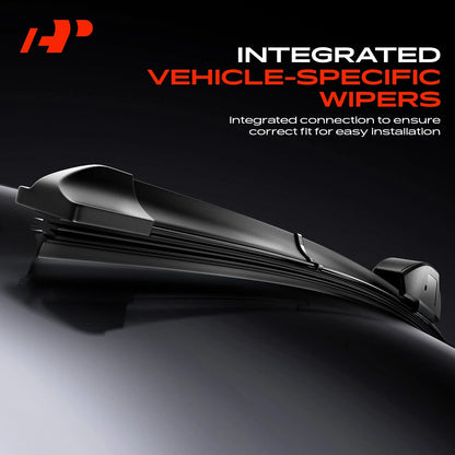 Set of 3 Windshield Wiper Blades for Mercedes-Benz GL350