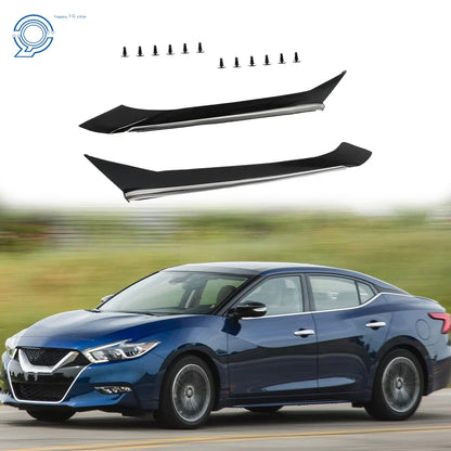 Set of 2 Rear Pillar Molding Trim for Nissan Maxima (2016–2021) Chrome