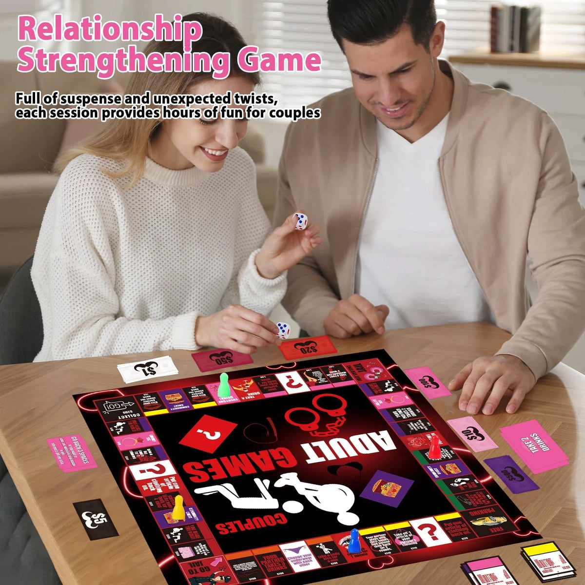 Couple Board Game for Small (Multicolored)
