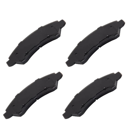 Set of 4 Drilled Rotors & Brake Pads for Chevy GMC Silverado Sierra 1500 Tahoe