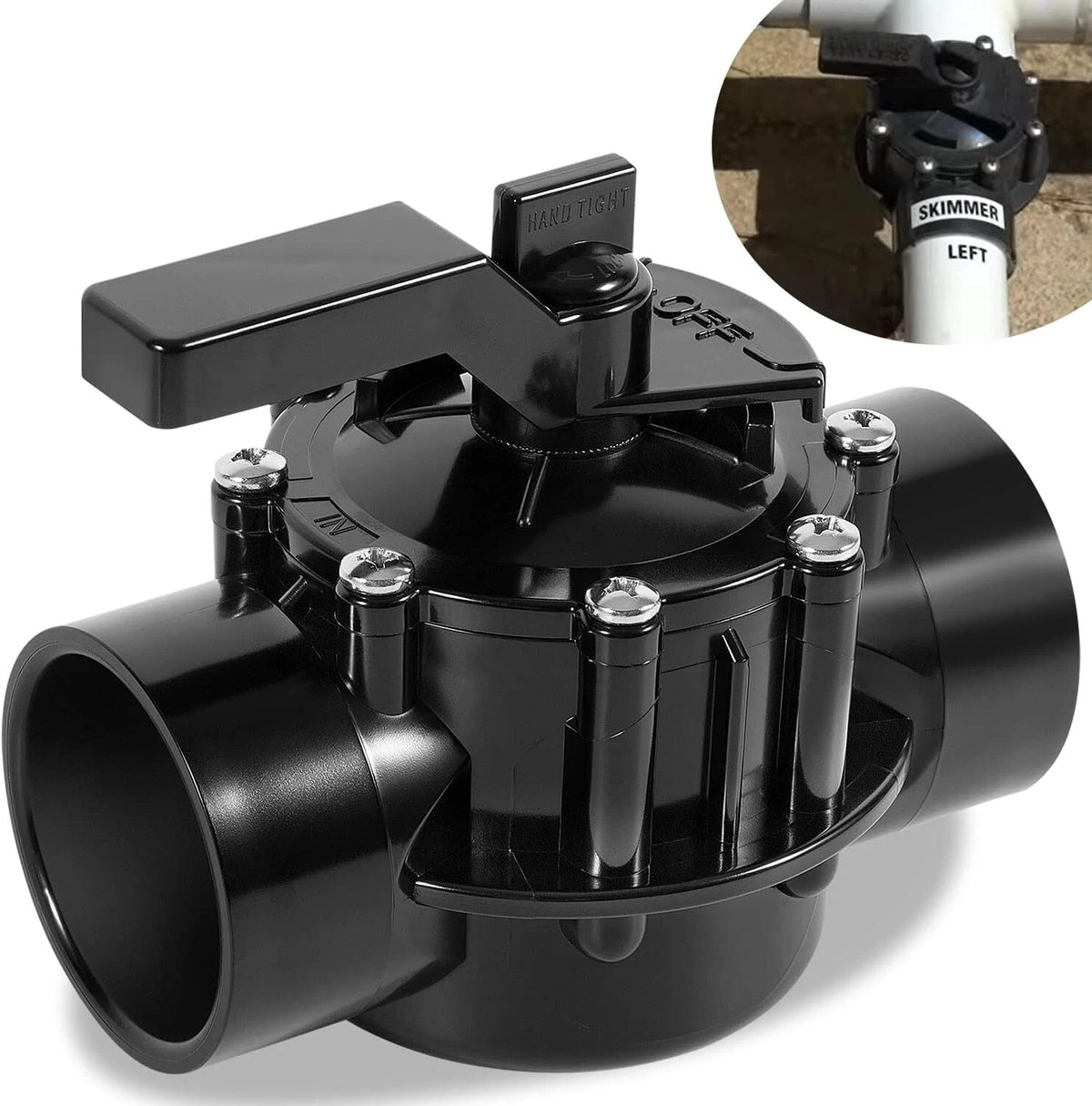 2-Port Positive Seal NeverLube Valve 4716 for PVC Pipe (2" & 2-1/2")