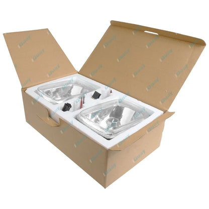 H4 Headlight Upgrade Kit for Hilux 2 x 60/55w Halogen Lamps (2005-2023)