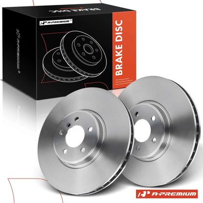 Set of 2 Vented Disc Brake Rotors for BMW X5 X6 (2011–2019) 12134112