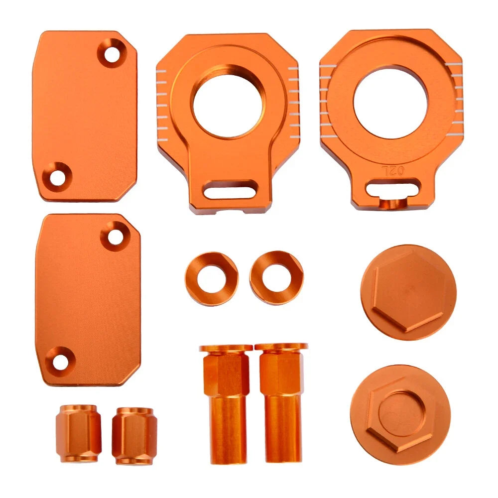 NICECNC Billet Reservoir Covers for KTM 250 350 450 500 EXCF EXC-F (2012–2021)