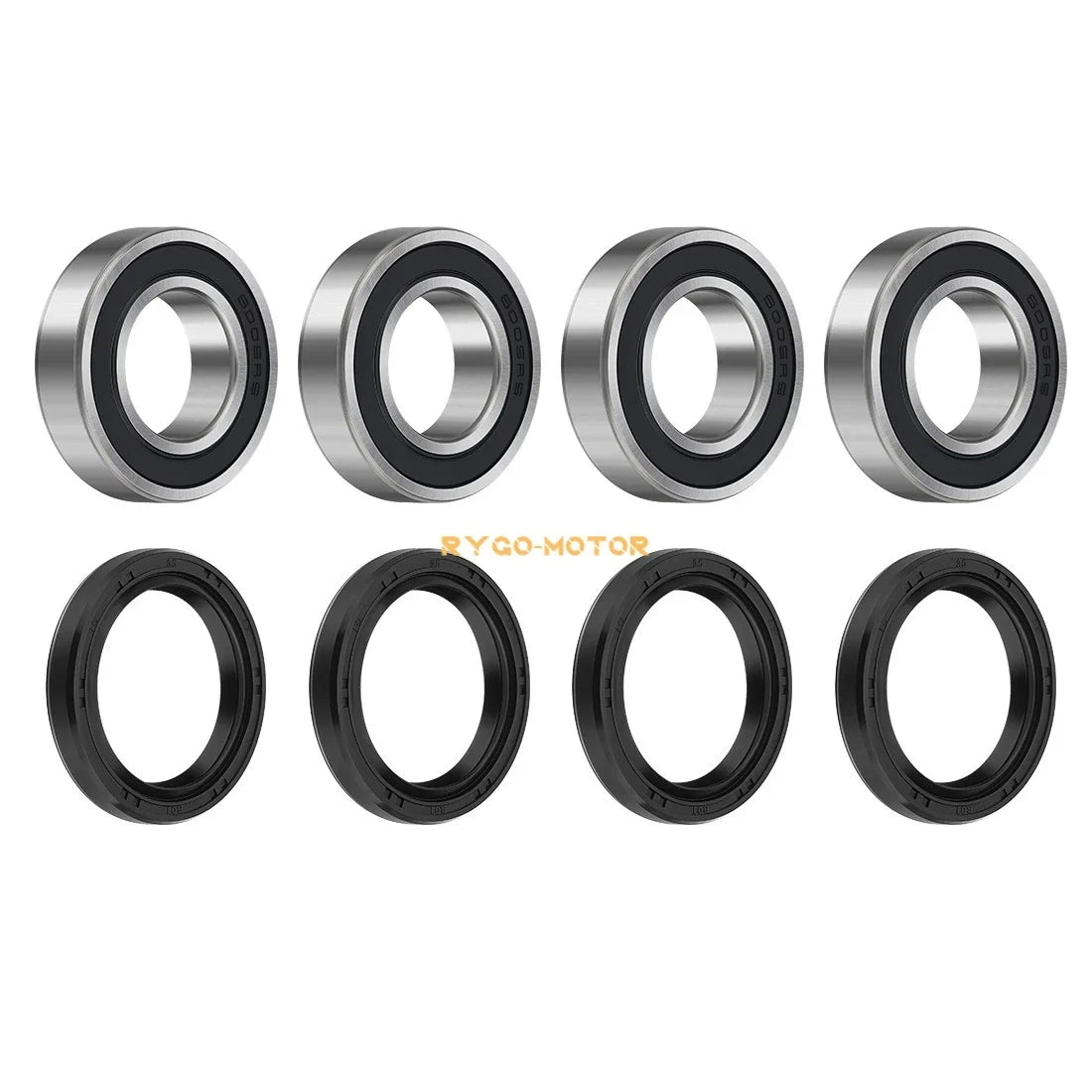 Set of 2 Front Wheel Bearings Seal for Kawasaki Mule 3000-4010