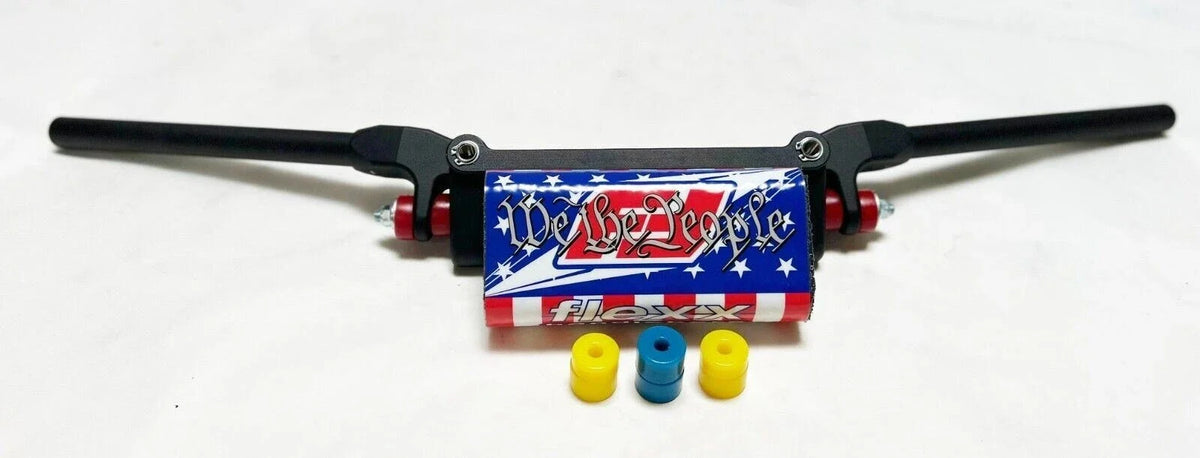 Flexx Handlebars for Suzuki LT-R450 (2006–2009) - 14 Degree, USA Flag Pad