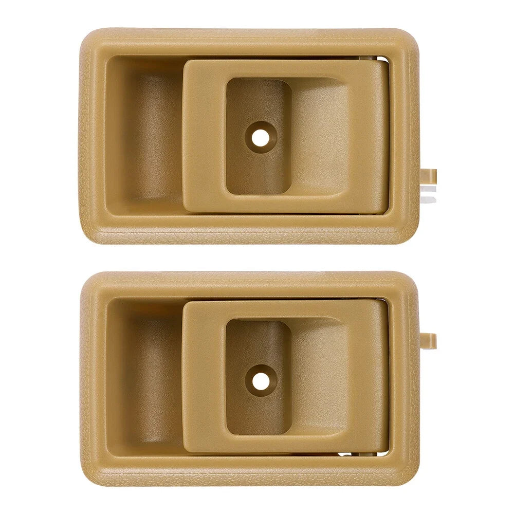 2Pcs Front Beige Interior Door Handle for Toyota Tacoma (1995–2000)