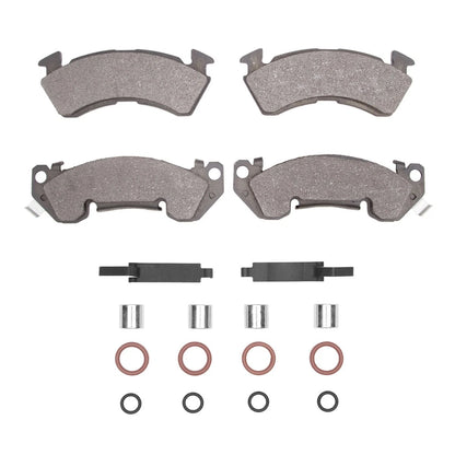 Set of 2 Brake Pad Sets for Chevy Buick Impala (1990–1996) 2214-0614-01
