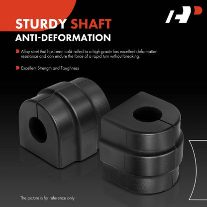 2X Front Sway Bar Bushing Kit for BMW 525i 528i 530i (2001–2005) 31351093263, 31352229421, MS10438