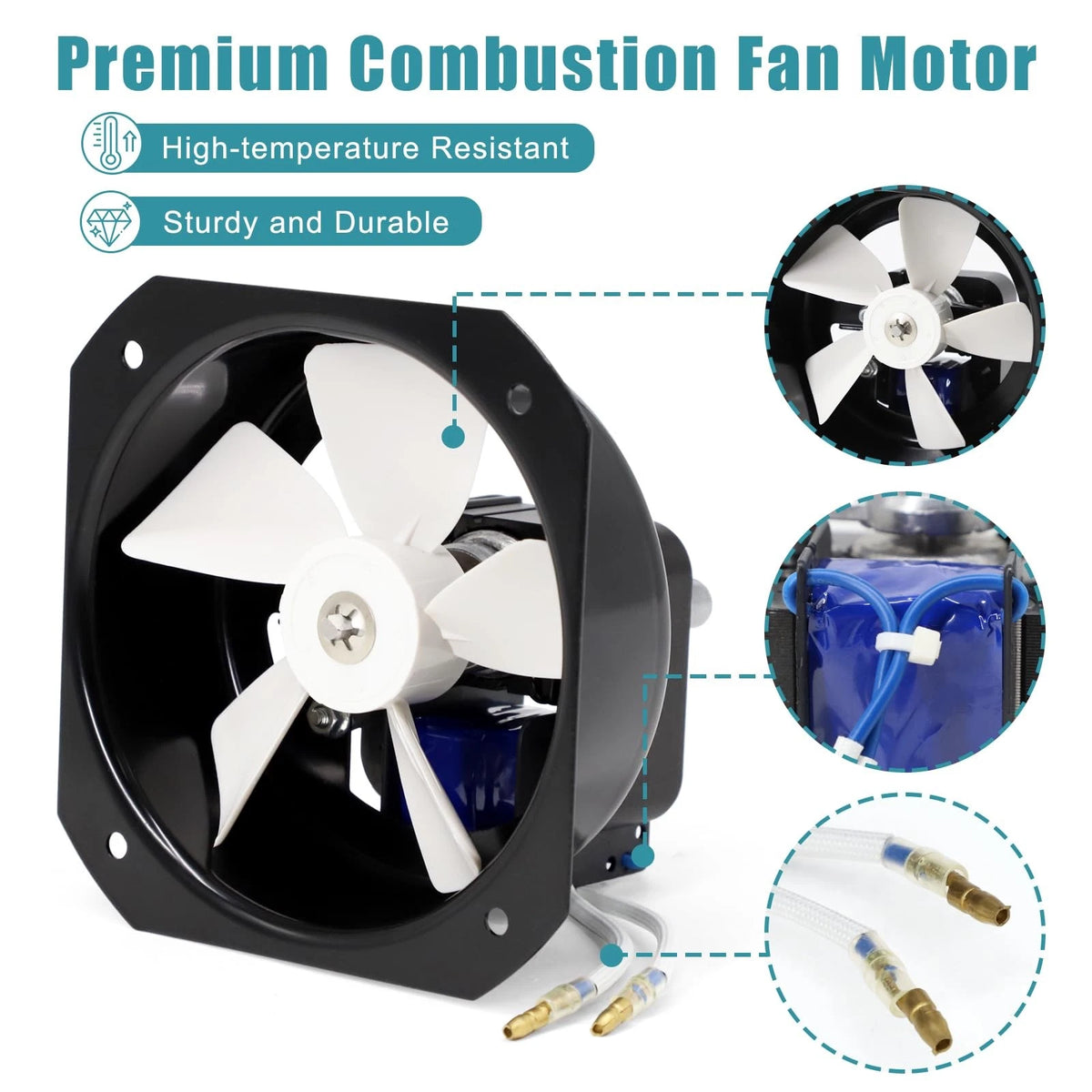 Combustion Fan Blower Motor 110V for GMG Daniel Boone