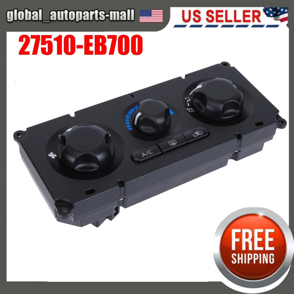 Control Assy Air Conditioner Switch for Nissan Frontier Navara D40 (2007–2012) 27510-EB700