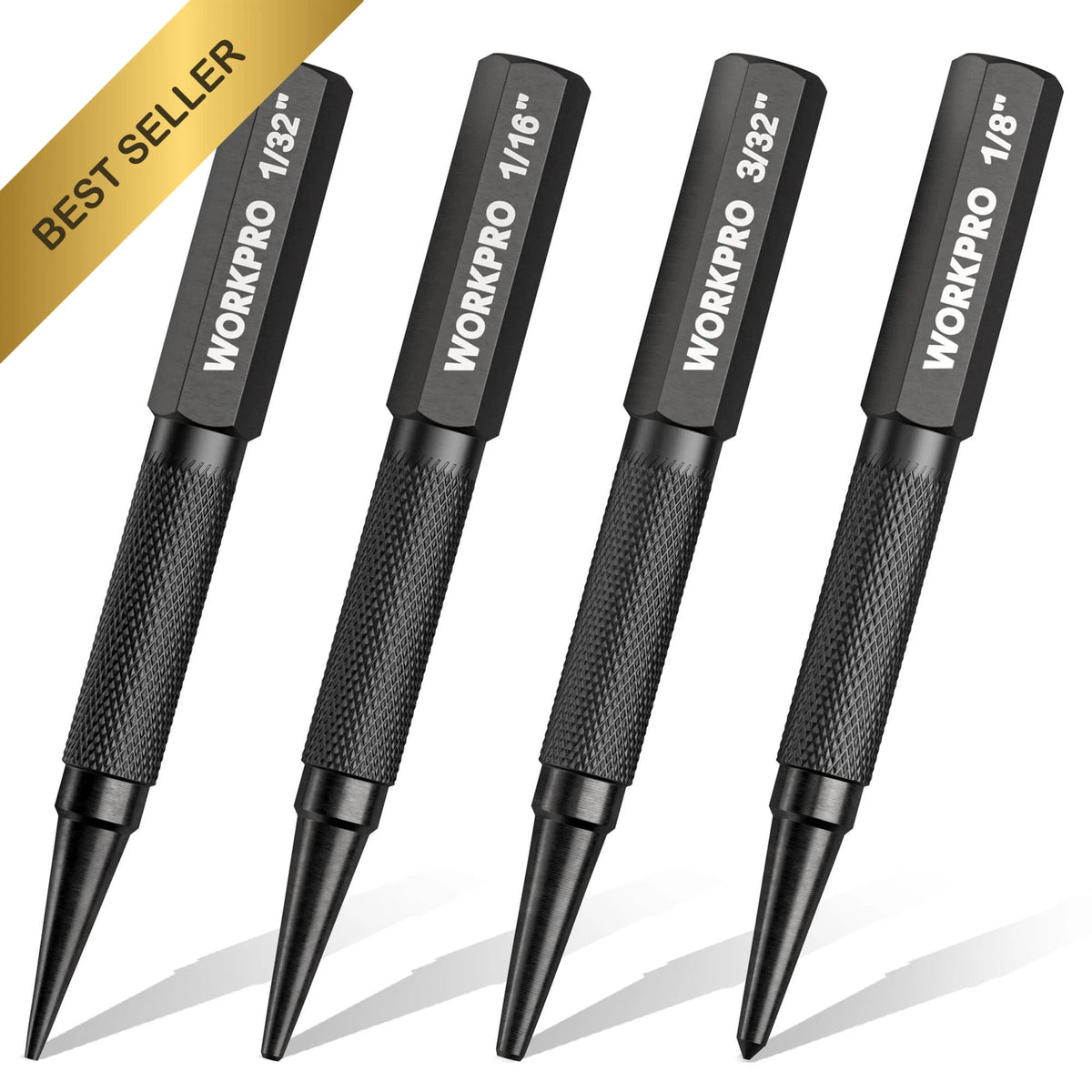 4-Piece Nail Punch and Center Set for Automotive Use (2010–2023)