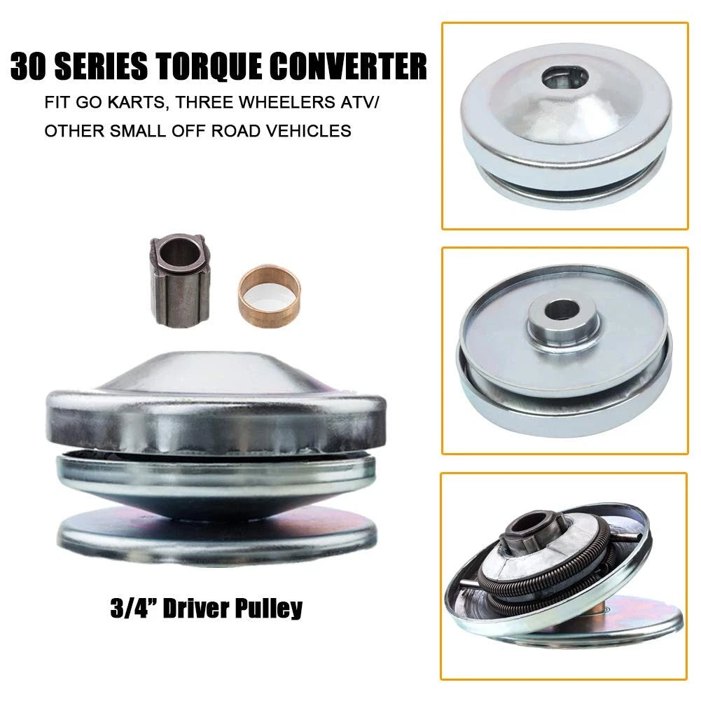 Torque Converter for 30 Series Go Kart Mini Bike 6.5 HP 10T 40/41 Chain