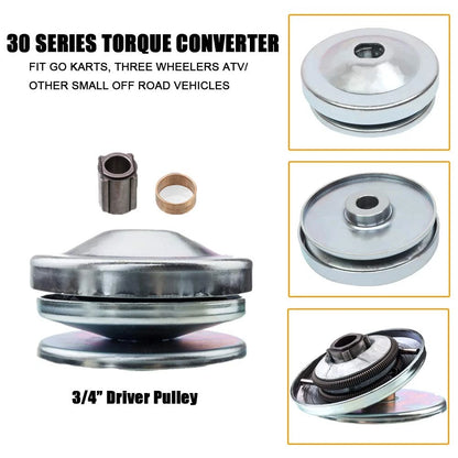 Torque Converter for 30 Series Go Kart Mini Bike 6.5 HP 10T 40/41 Chain