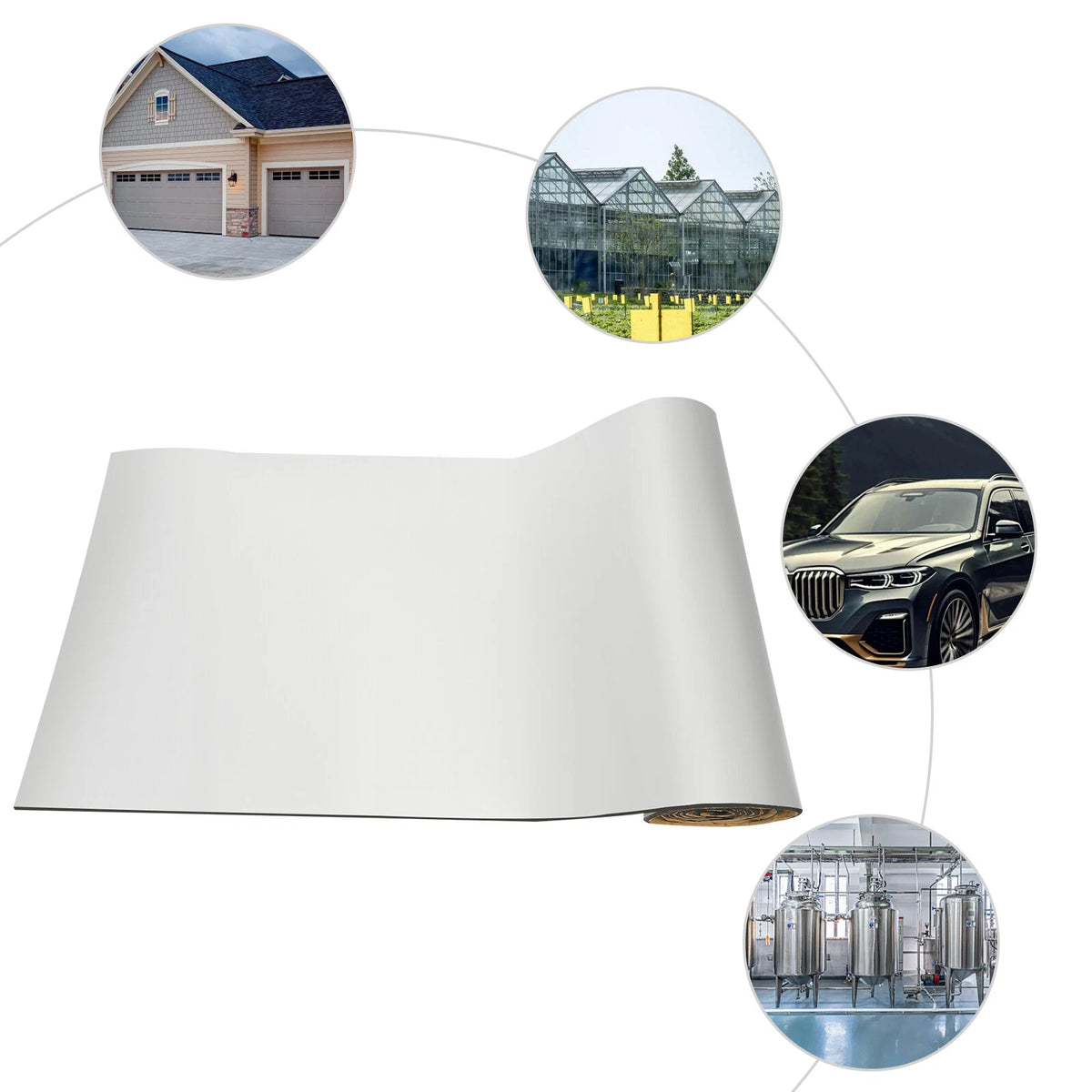 Sound Deadening Mat for Automotive Noise Insulation (Universal Fit)