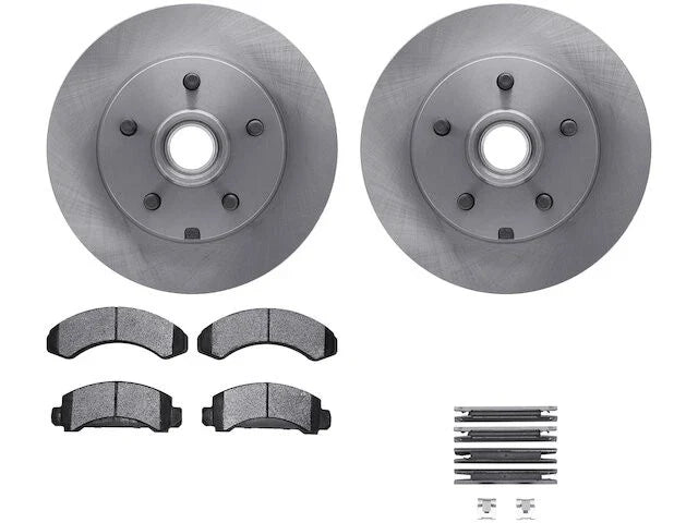 Front Brake Pad and Rotor Kit for Mazda B4000 RWD (1994) HX162SV