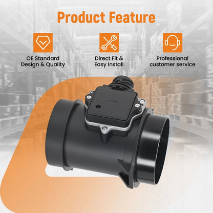 Mass Air Flow Sensor for BMW E36 323i 328i (1995–1999) 13621707650, 3DHZQU