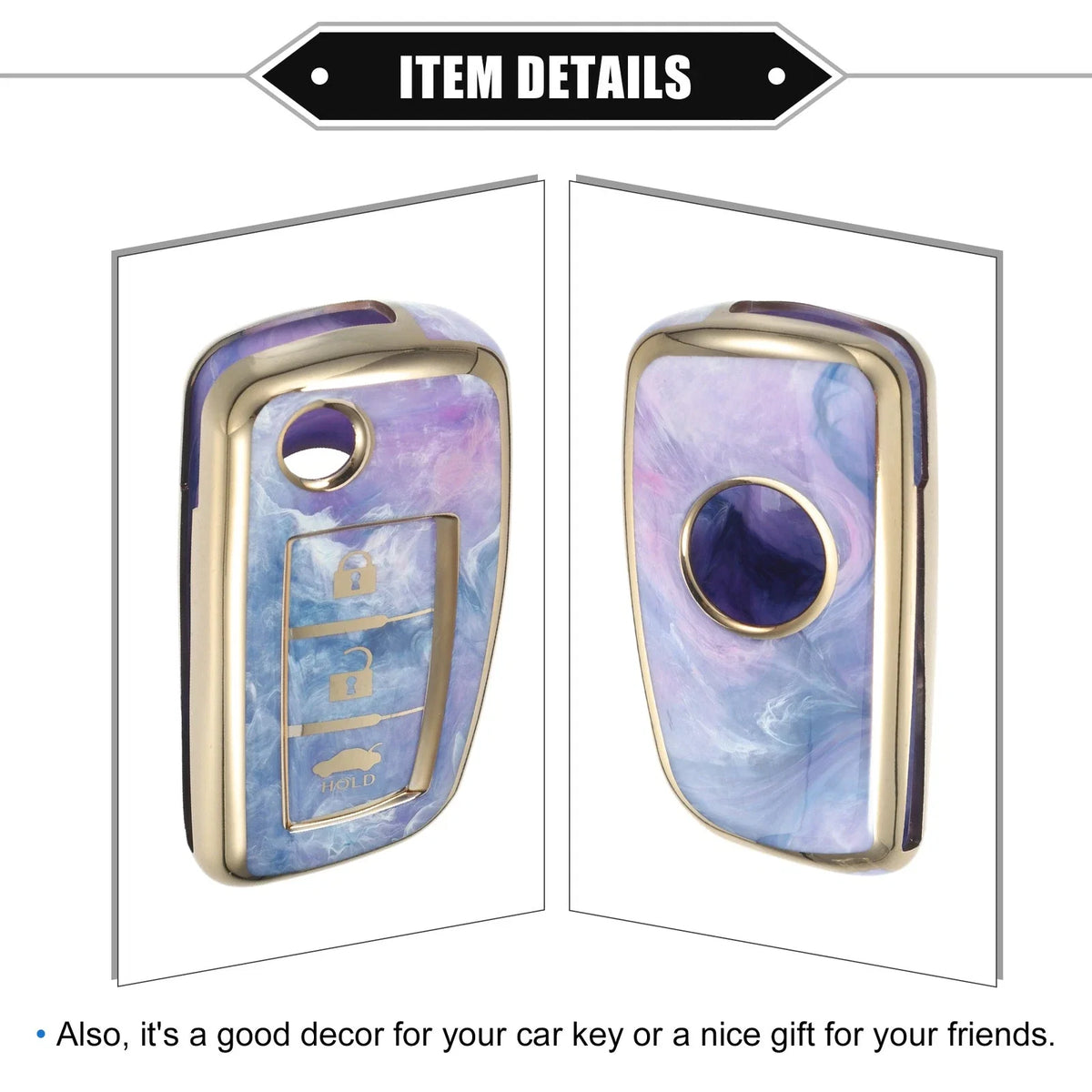 3 Button Smart Key Fob Case Cover for Nissan Rogue Frontier (2014–2023)