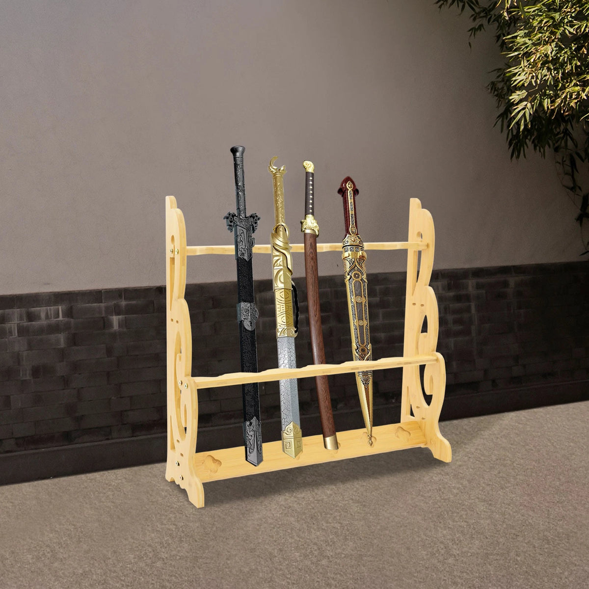 Adjustable Large Sword Display Stand for