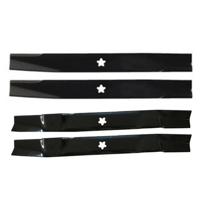 2 Heavy Duty Blades & 2 Mulching Blades for Husqvarna