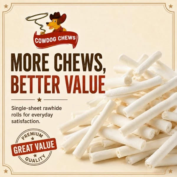 Retriever Roll Chews for Dogs 9-10 Inch All Natural (Pack of 1)