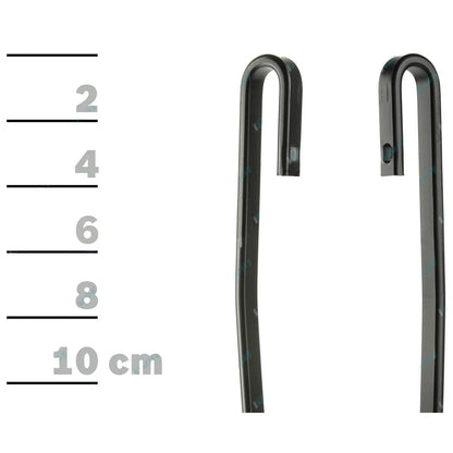Front Pair Bosch Aerotwin Wiper Blades Set for Nissan Prairie M10 4cyl 1982~1986