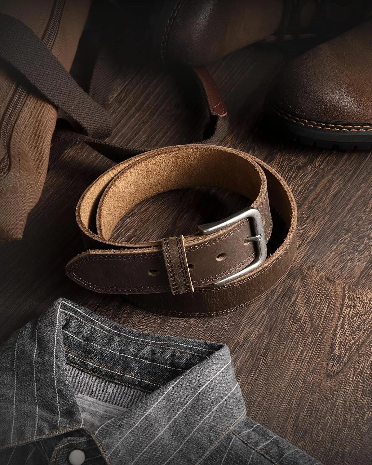Full-Grain Leather Casual Belts for Jeans (2010–2023)