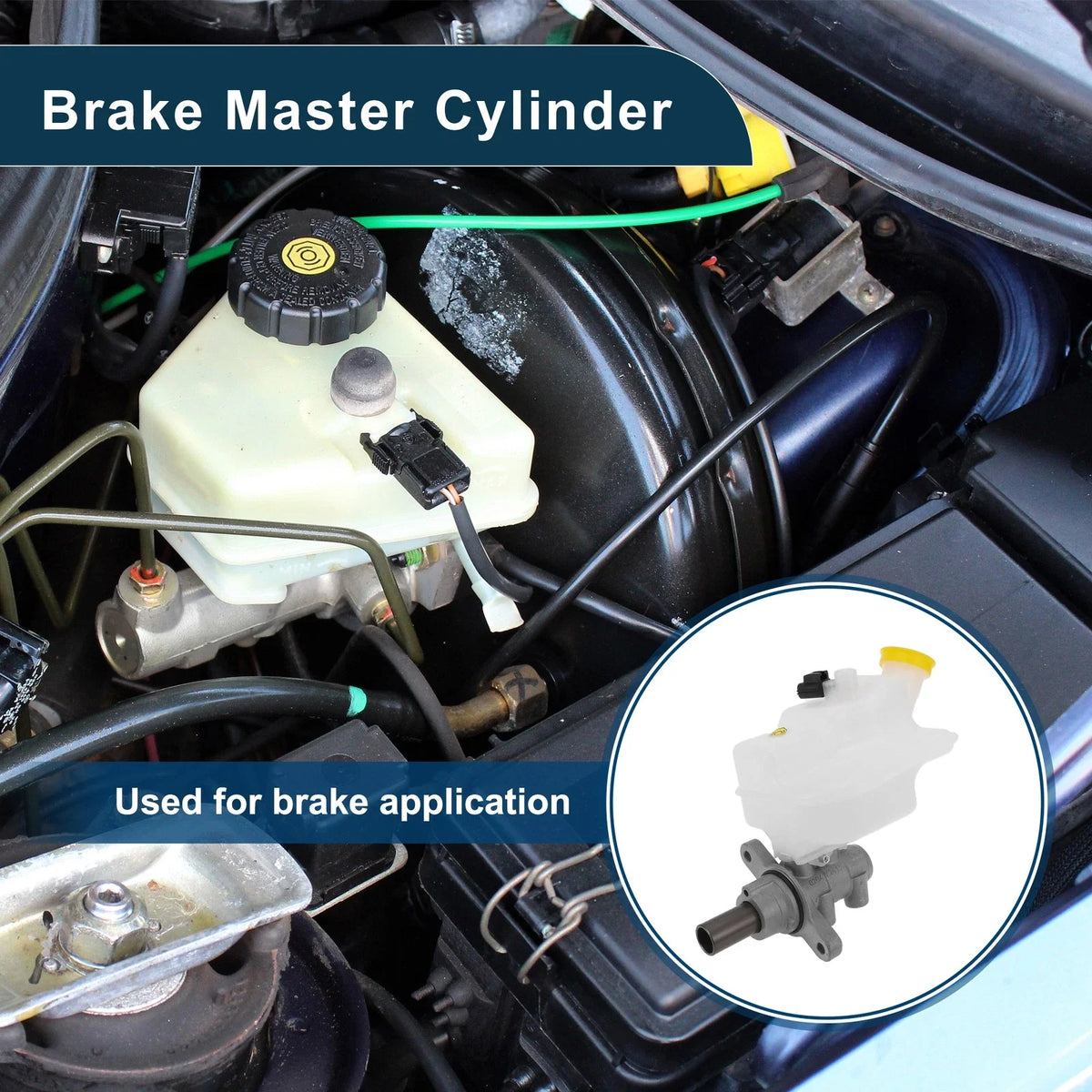 Brake Master Cylinder with Reservoir No.6C112K478AC for Ford Transit (2006–2014)